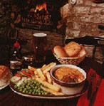 Penhelig Arms bar meal