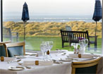 Trefeddian Hotel dining room and view