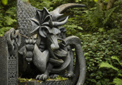 The Guardian of the Labyrinth at King Arthur's Labyrinth, Corris