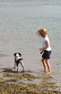 Paddling in the estuary
